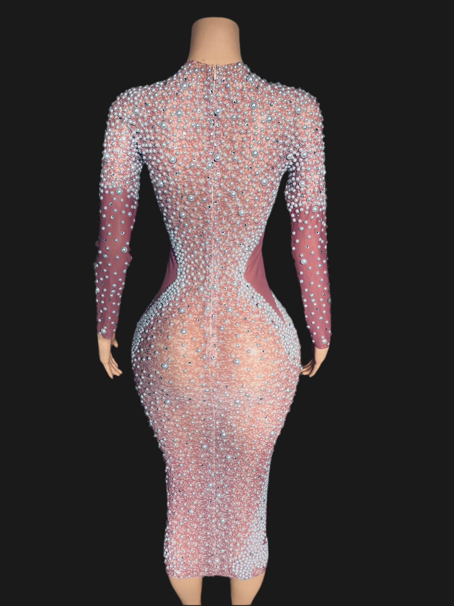 Pearls and Prosecco Maternity Dress