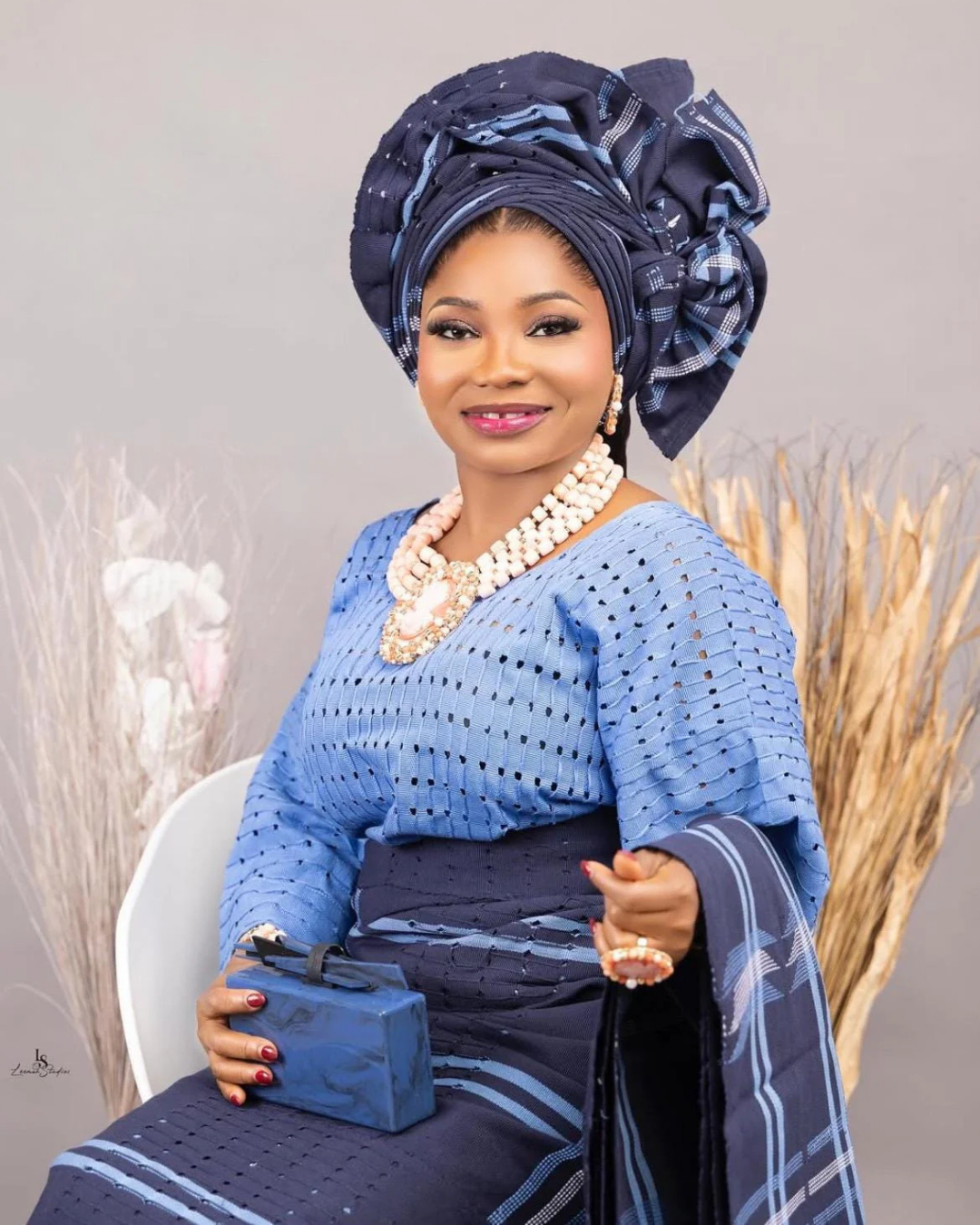 Elegant Asooke Fabric, Nigerian Wedding, Mother of the Bride