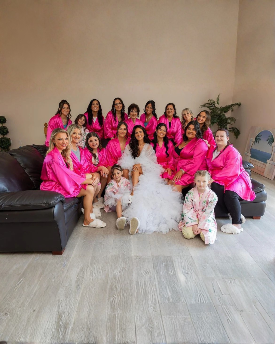 Adele Bridal Tulle Ruffle Robe (Ready to Ship)