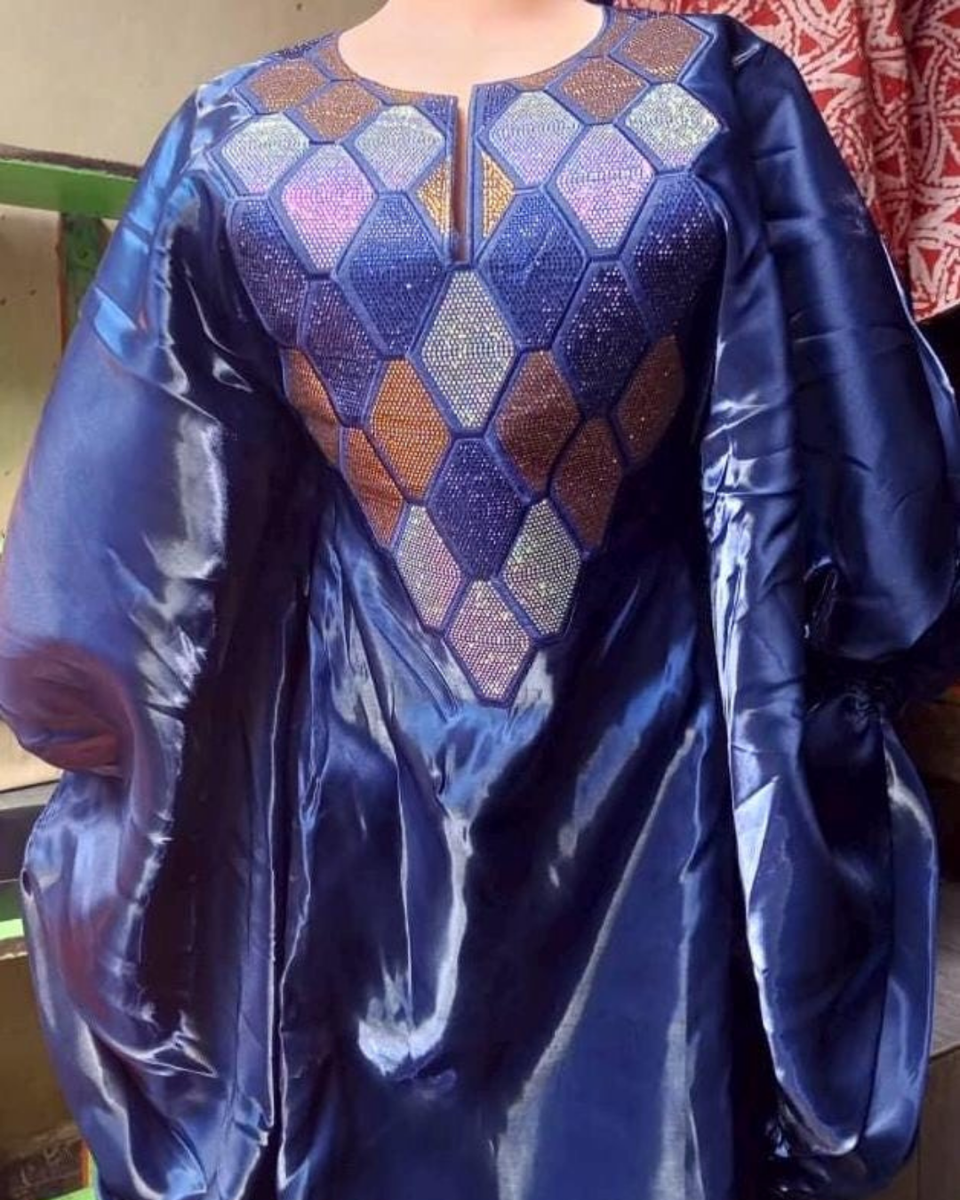 Classic African Bubu, Gold Boubou, African Boubou Gown, Nigerian Kaftan Outfit, Motherland Style, African Print Dress, Party Wear, Danshiki