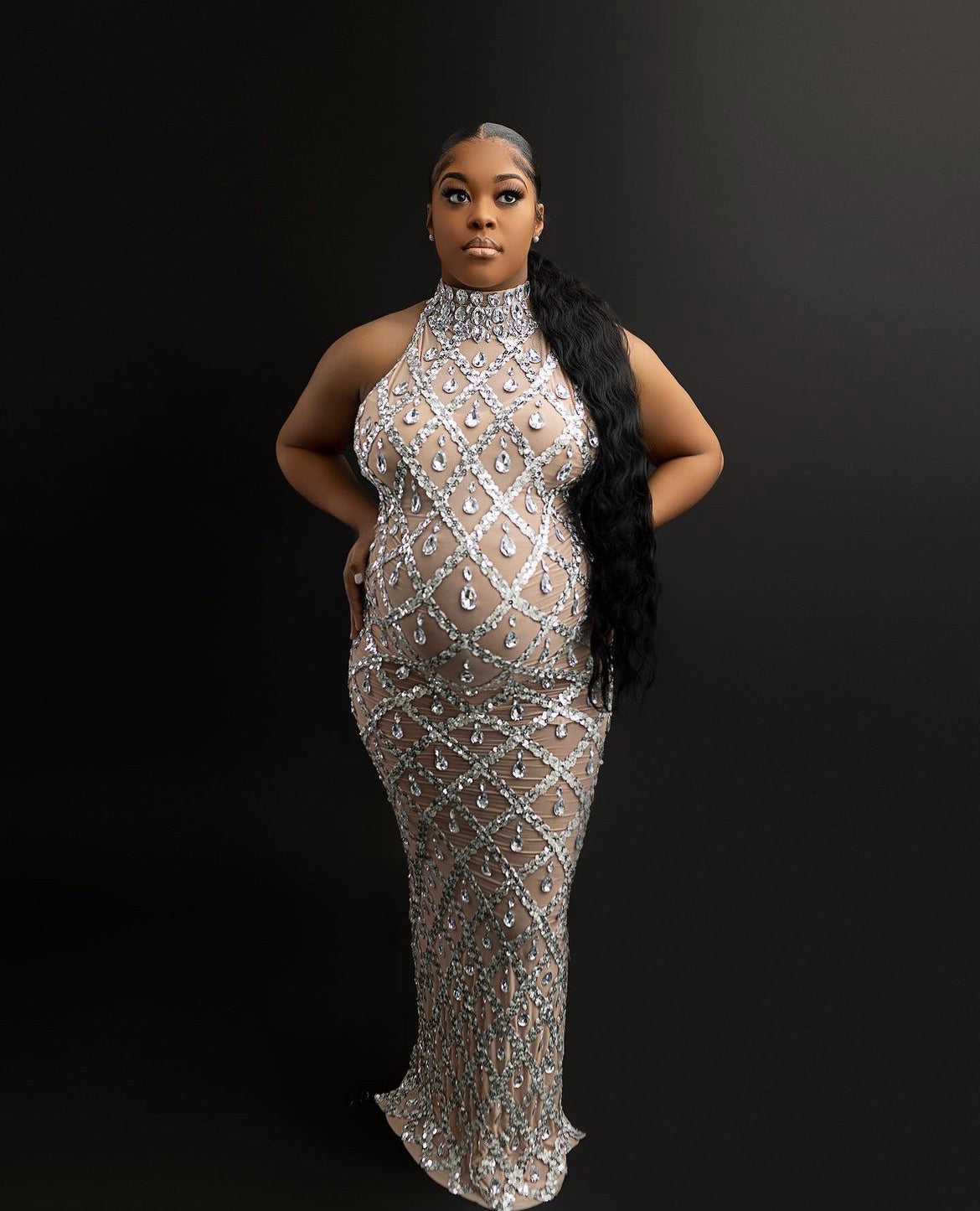 Tina Diamond Maternity Dress