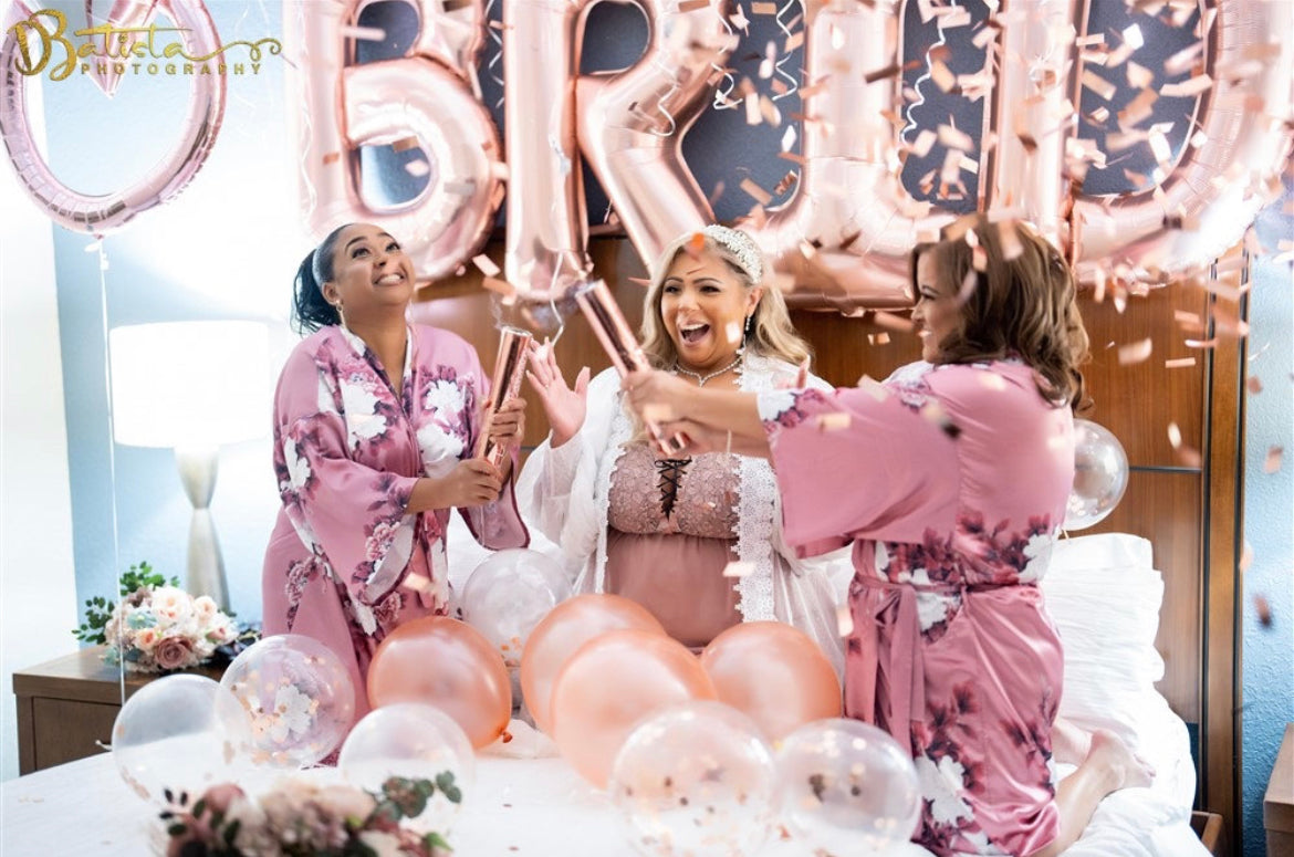 Cara Colorful Bridesmaid Robe