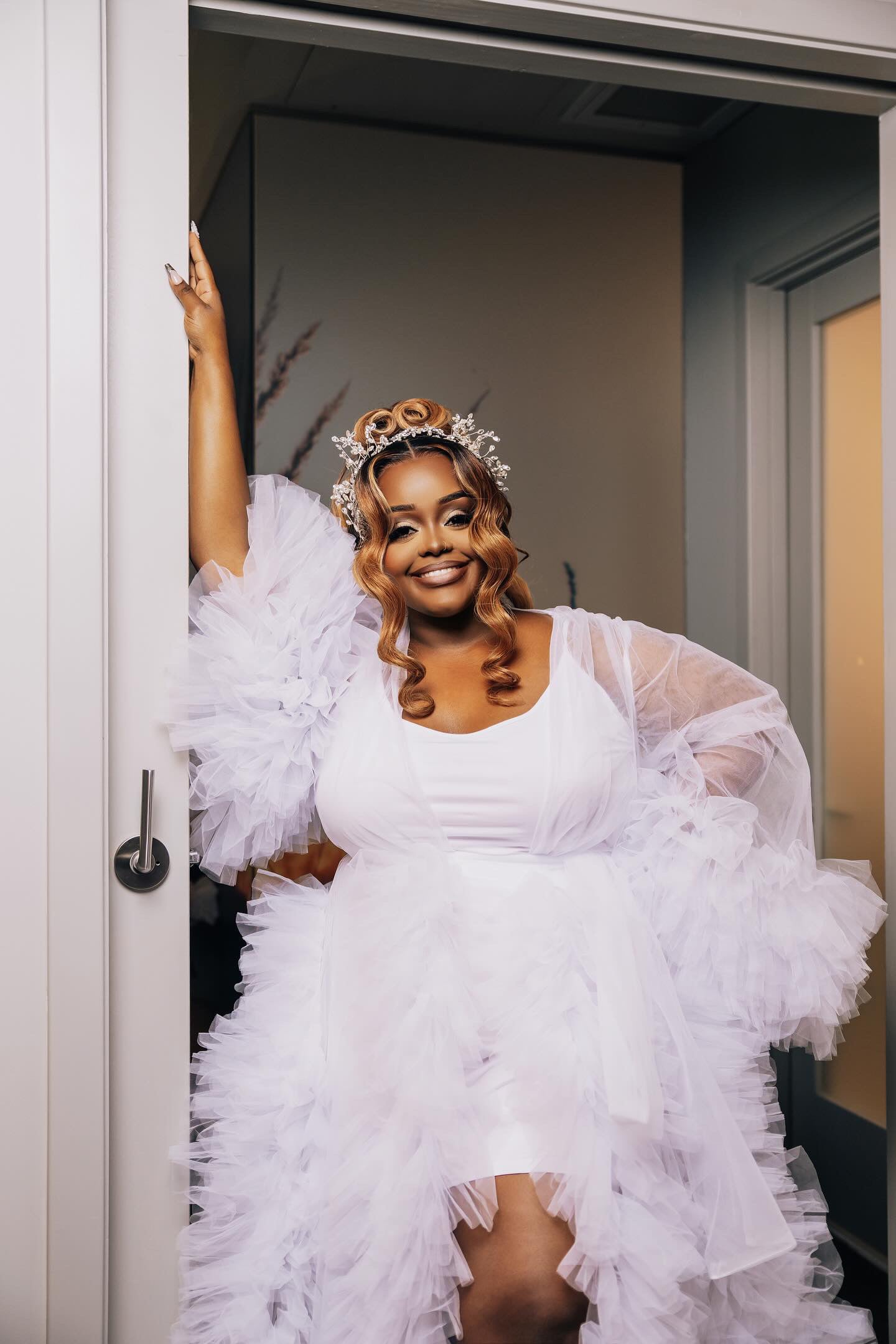 Bella Tulle Ruffle Bridal Robe Bella Tulle Ruffle Bridal Robe