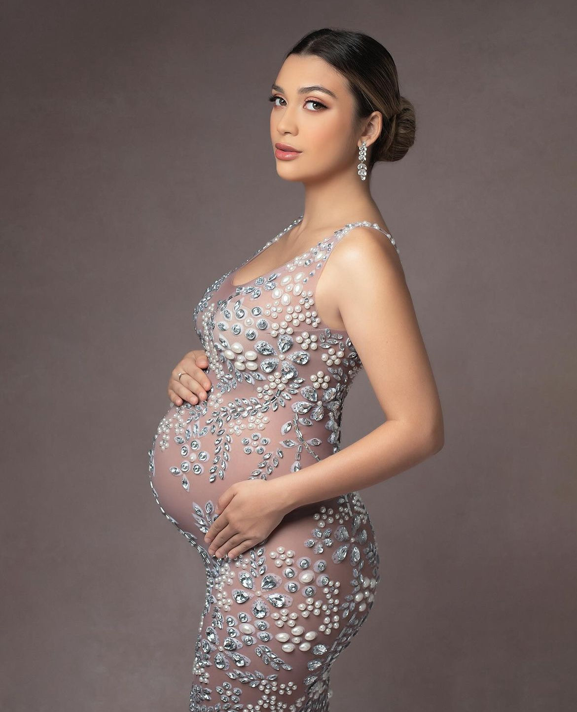 Pearl Maternity Dress