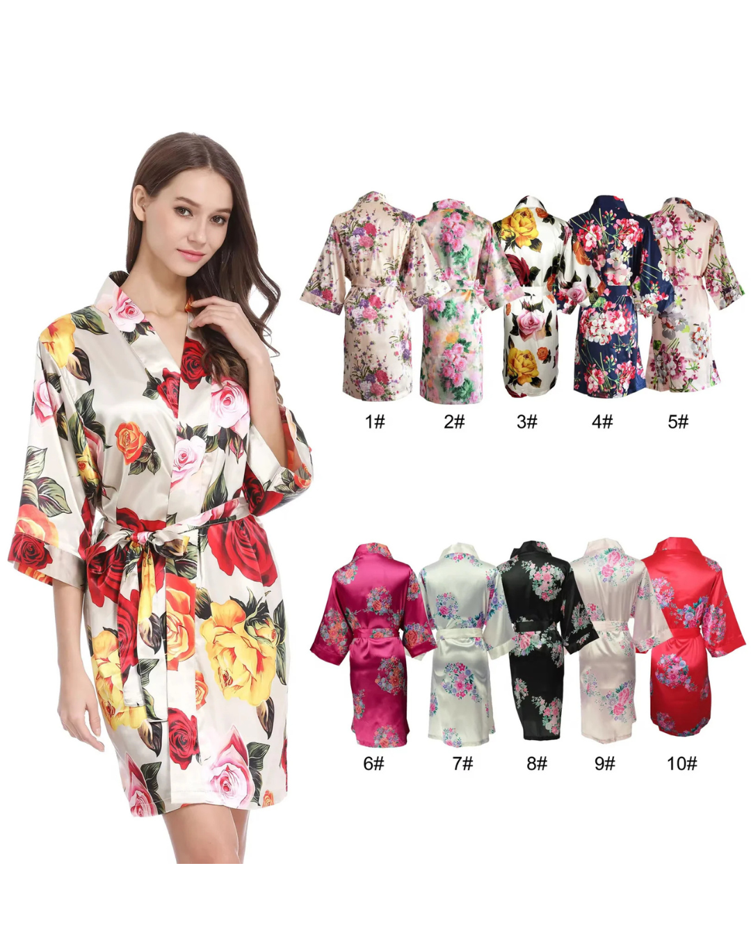 Cara Colorful Bridesmaid Robe