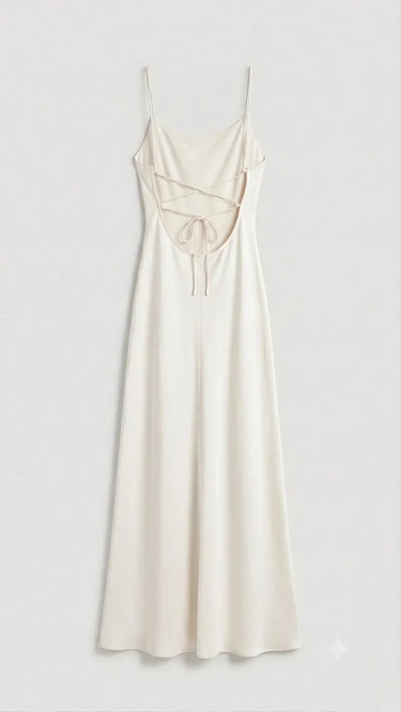 Shell Sequin Bridal Robe and Slip Dress