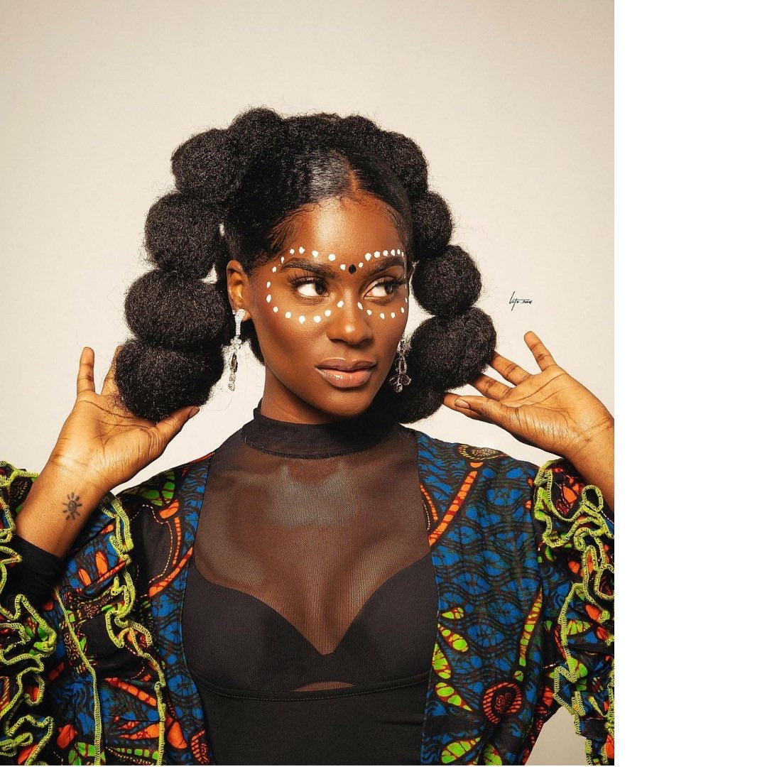 Zaia African Ruffle Dress