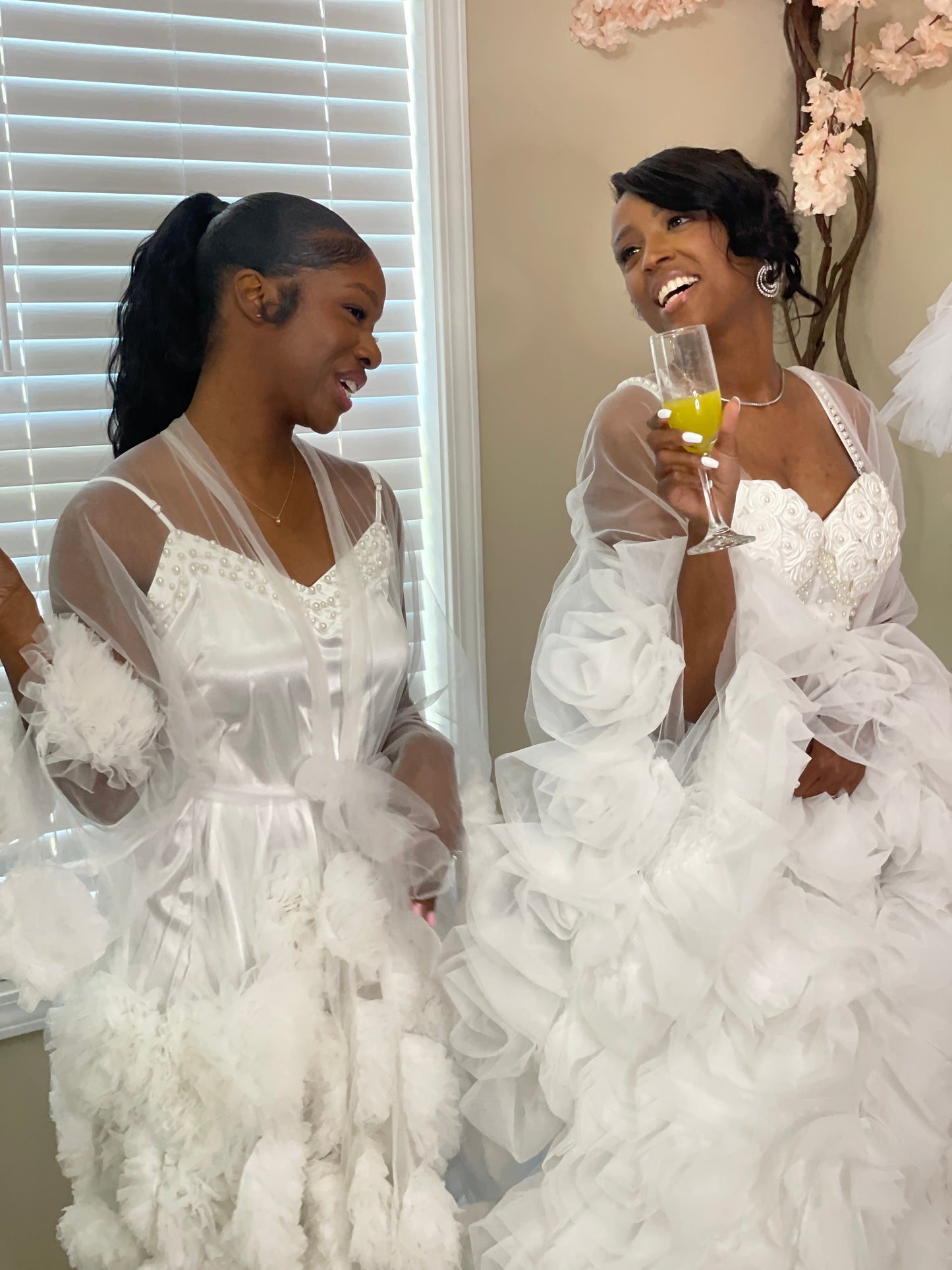 Azariah Floral Bridesmaids Robe preorder
