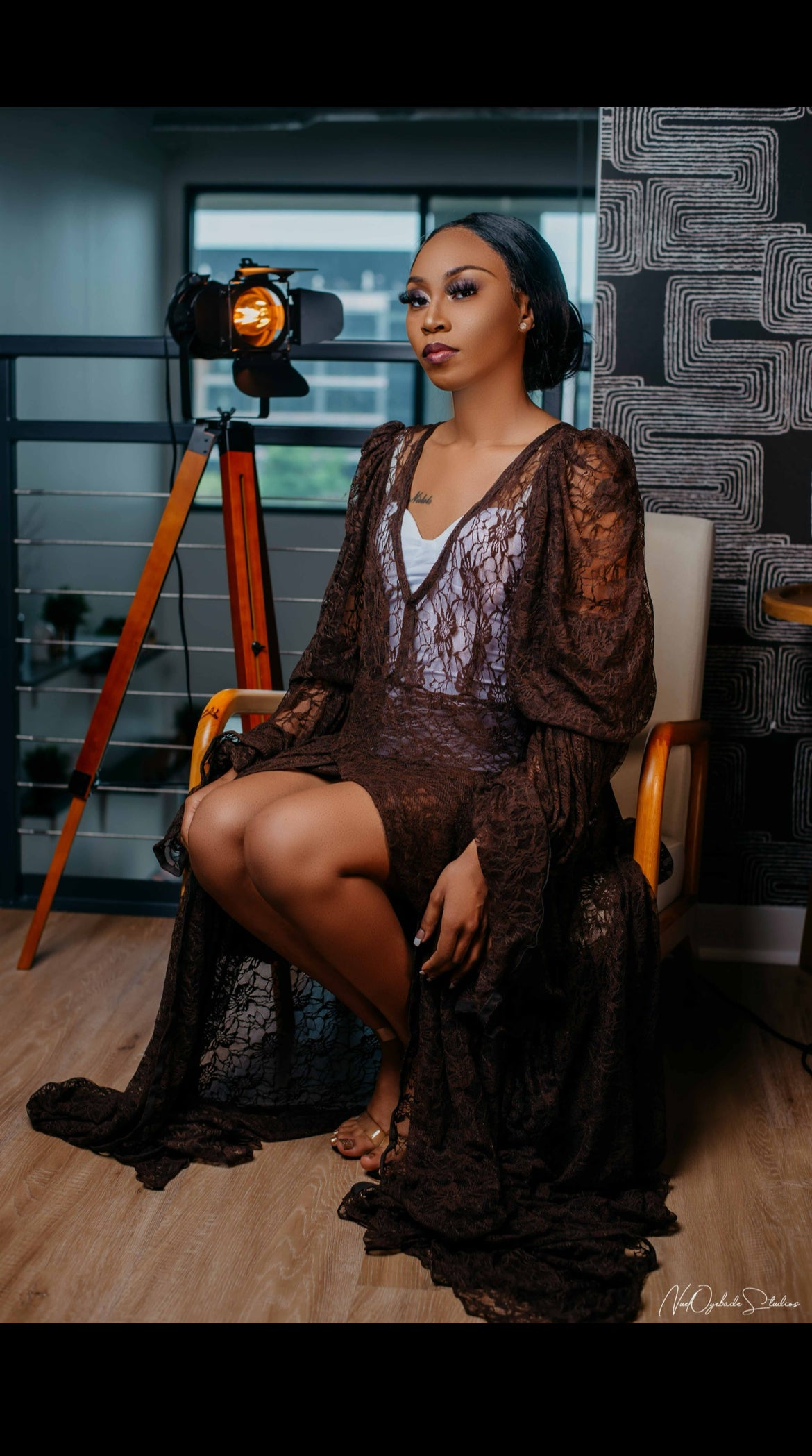 Kim Lace Robe