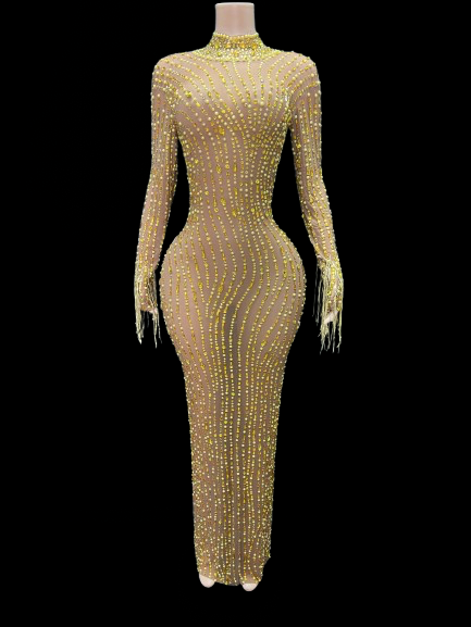 Selassie Tassel Maternity Dress