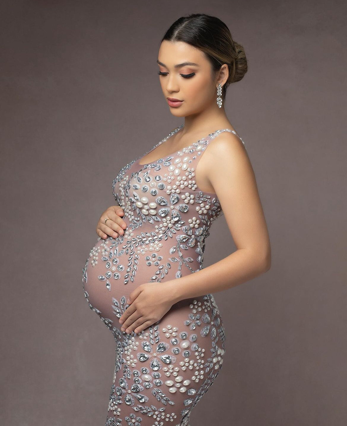 Pearl Maternity Dress