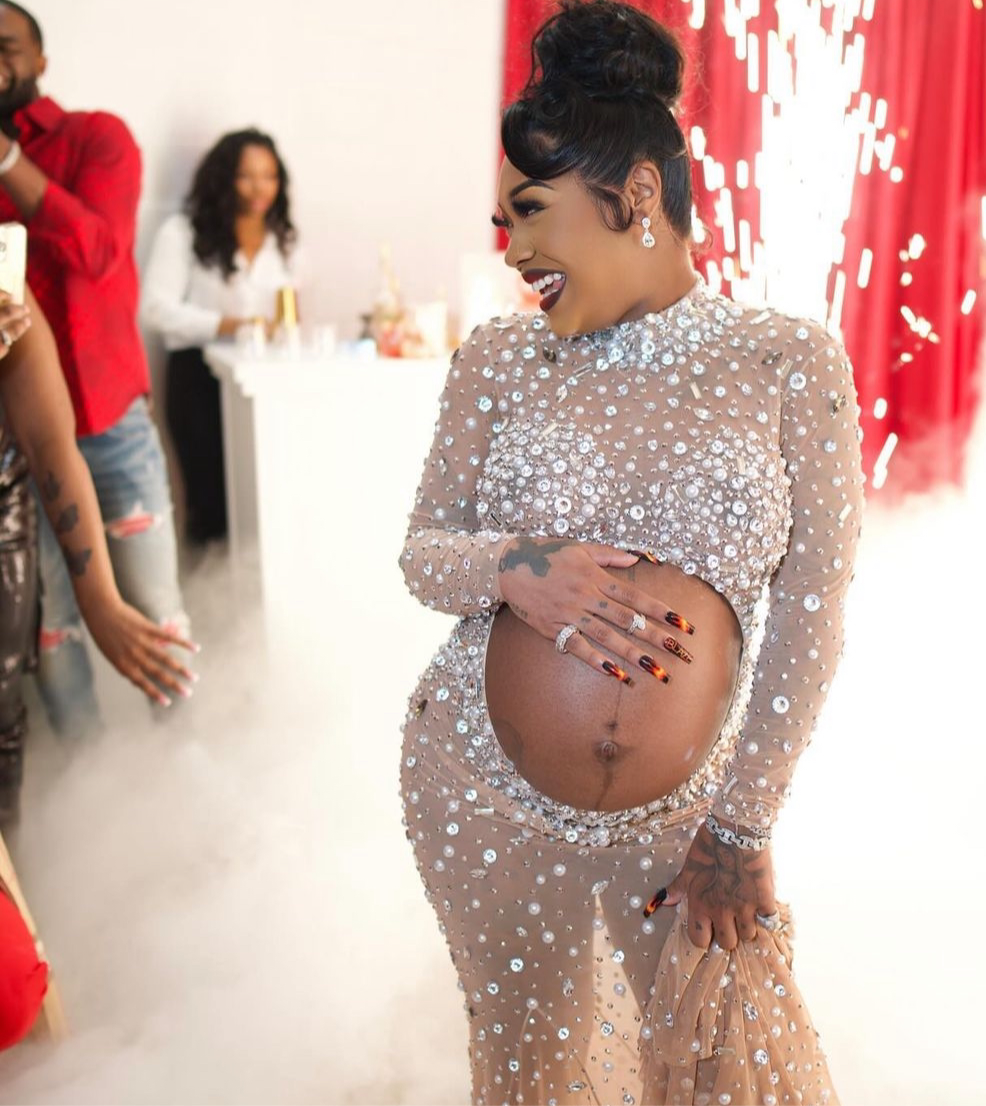 Nita Cut out Maternity Dress