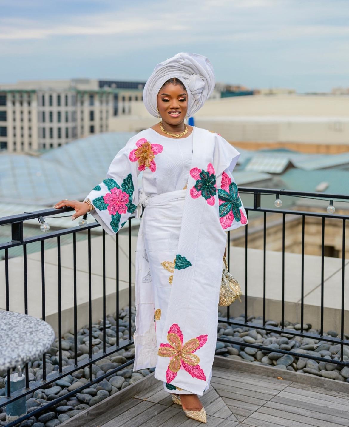 Classic Asooke iro and buba, Mother of the bride and groom outfits, 40th birthday attire, Asooke for women, Nigerian wedding suit. ASOOKE