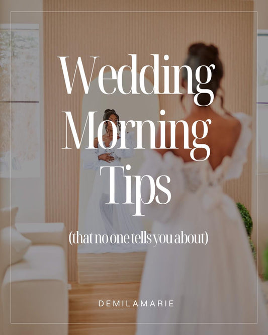 Wedding morning tips for every bride