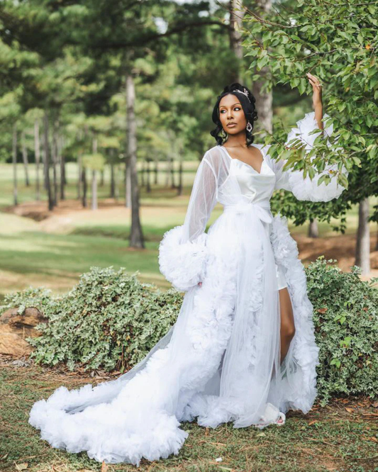Alex Bridal Ruffle Robe