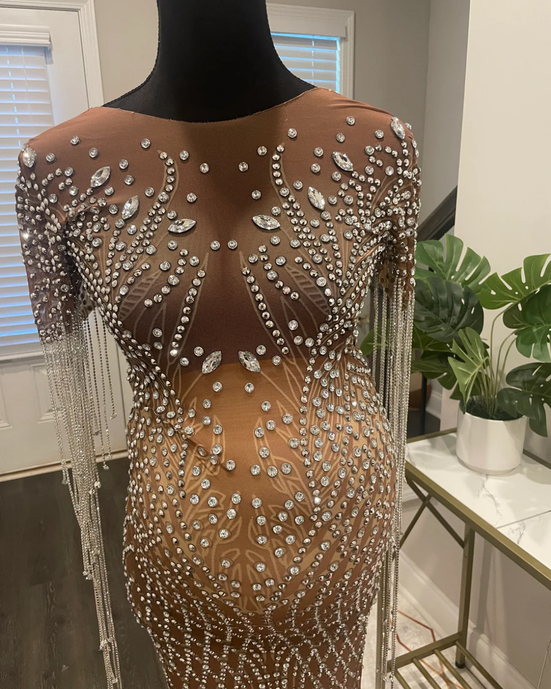 Leila Tassel Maternity Dress ( S,M Ready to ship )