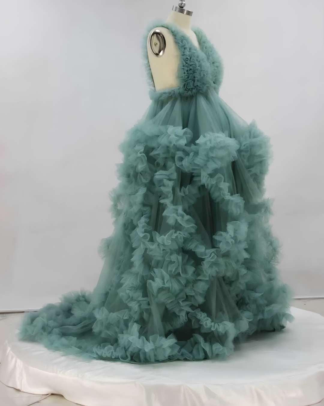 Maternity Dress for Photo Shoot, Tulle Maternity Gown, Baby Shower Photoshoot Dress, Boho Maternity Gown, Wedding Guest Dress, Gift for Her