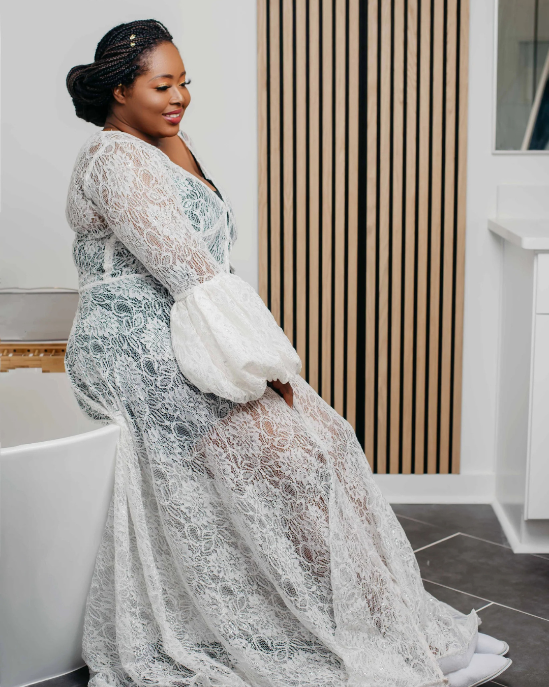 Chana Lace Robe