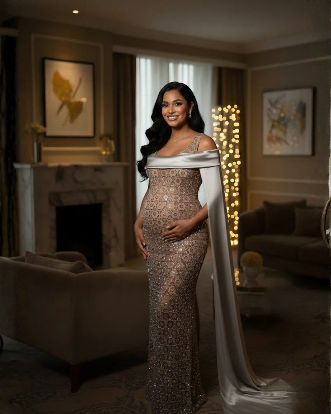 Seraya Maternity Dress (S Ready to Ship)