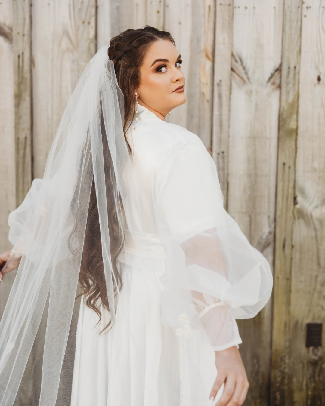 Kristin Satin Ankle Length Bridal Robe