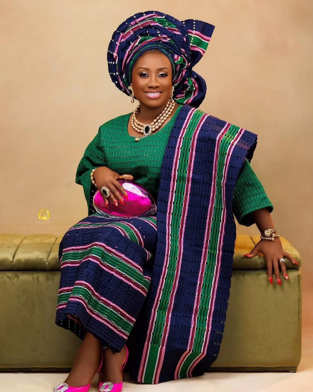 Classic Asooke Iro And Buba, Mother Of The Bride And Groom Outfits, 40th Birthday Attire, Asooke For Women, Nigerian Wedding Suit, Asooke