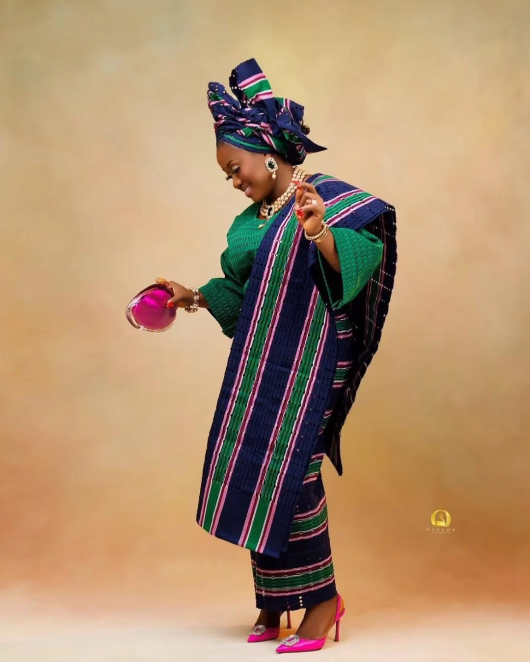 Classic Asooke Iro And Buba, Mother Of The Bride And Groom Outfits, 40th Birthday Attire, Asooke For Women, Nigerian Wedding Suit, Asooke