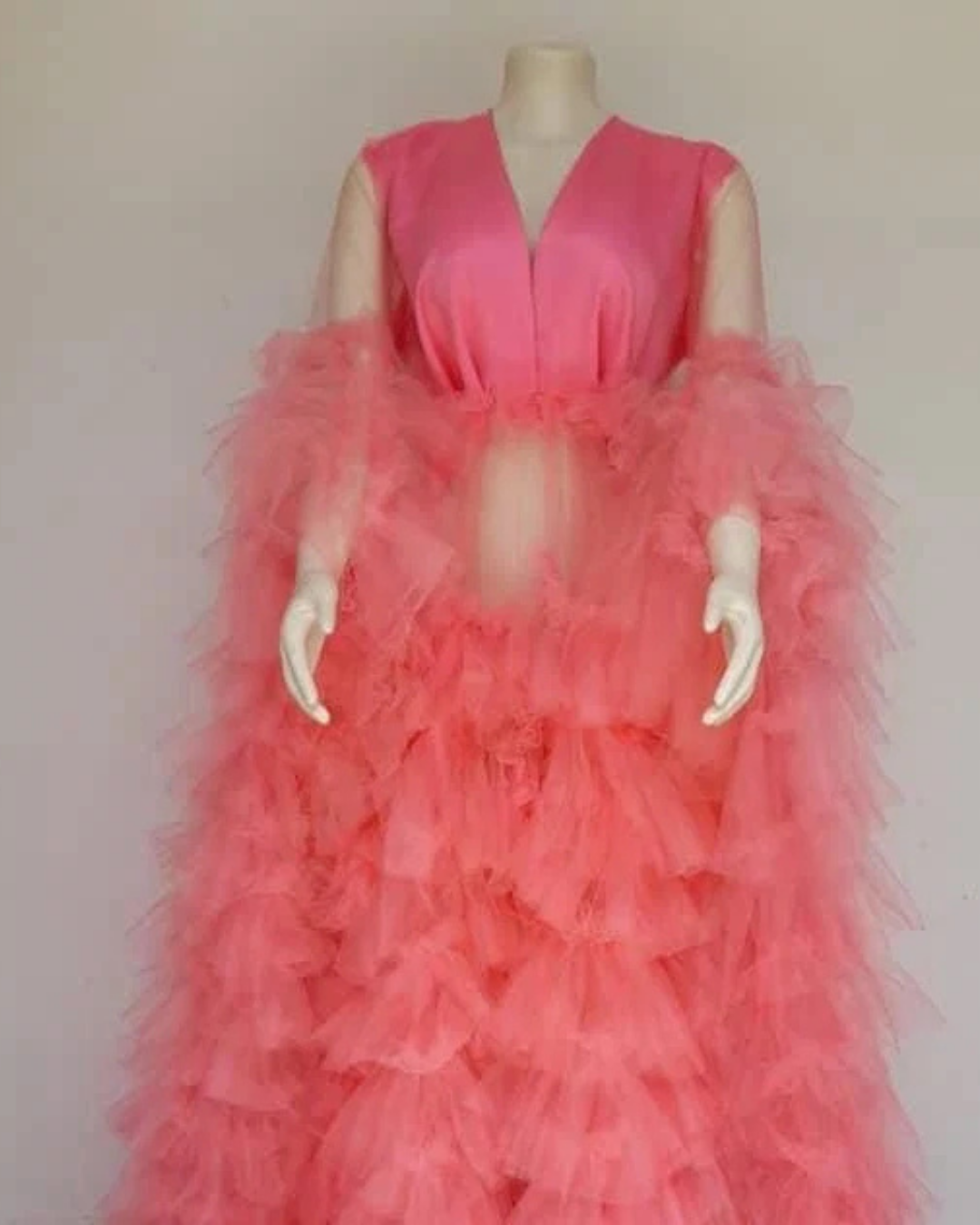 Maternity Dress for Photo Shoot, Tulle Maternity Gown, Baby Shower Photoshoot Dress, Boho Maternity Gown, Wedding Guest Dress, Gift for Her