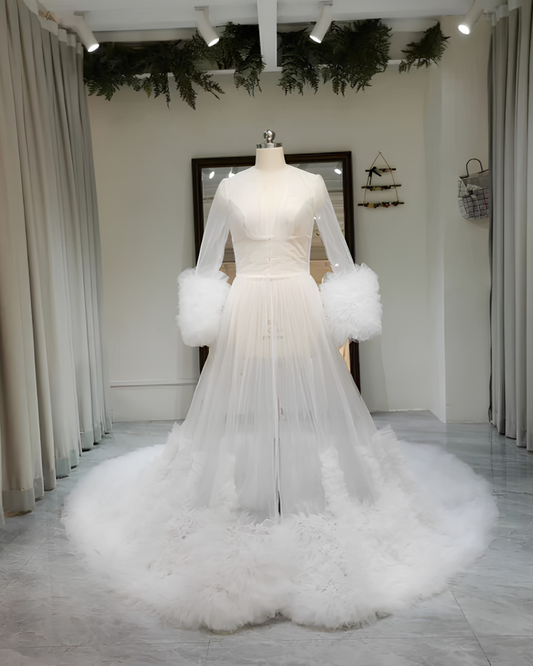 Liana Tulle Bridal Robe