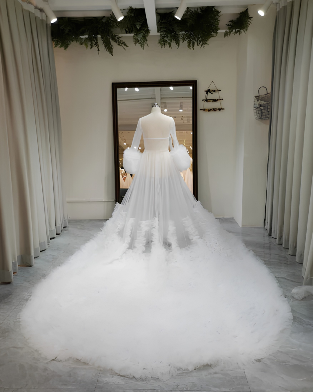 Liana Tulle Bridal Robe
