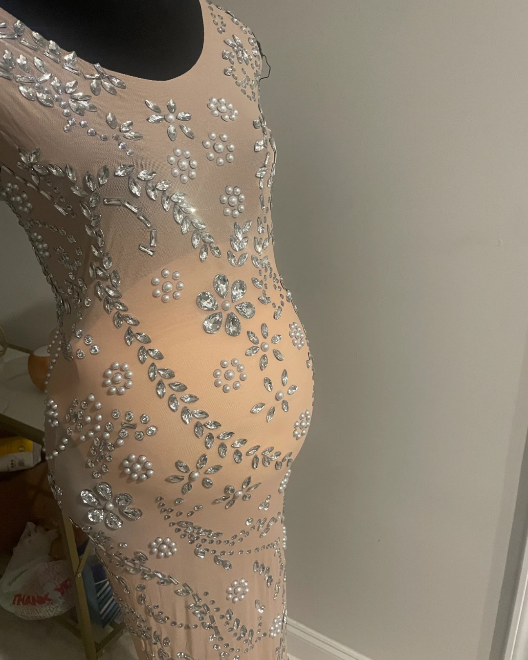 Pearl Maternity Dress