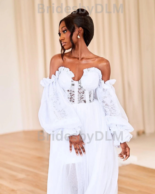 Bridal Robe, Wedding Robes for Brides, Tulle Robe, Wedding Day Robe, Gift for Bride To Be, Bridal Morning Robe