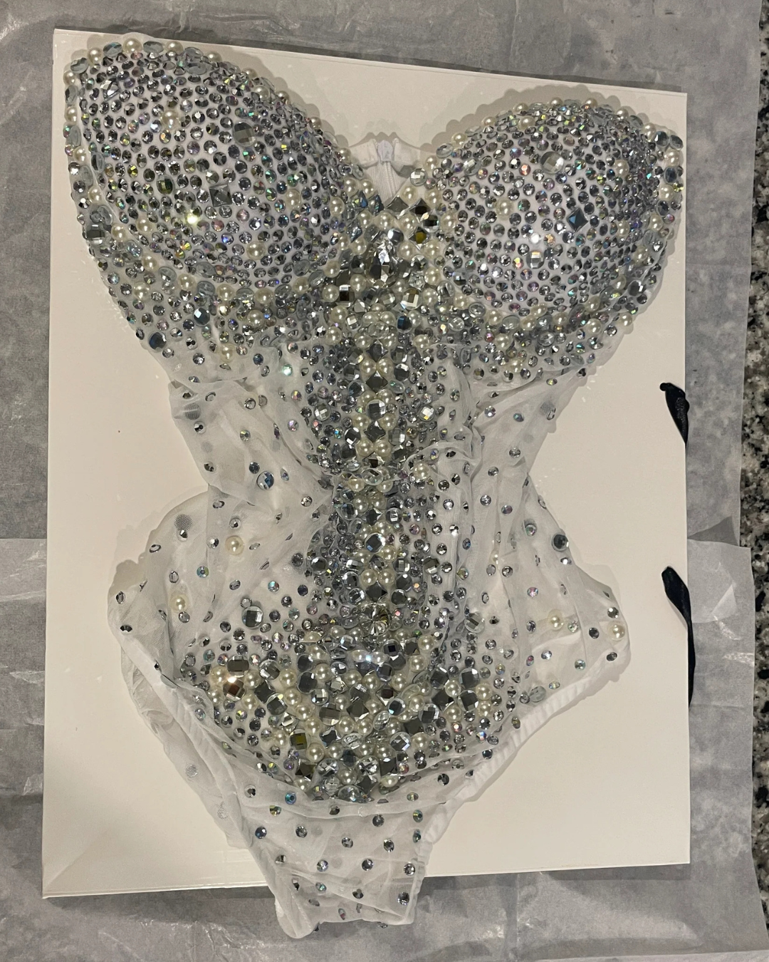 Bridal Shimmer Bodysuit