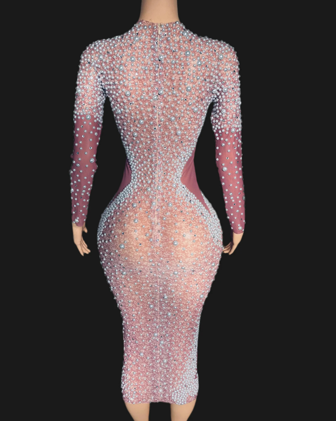 Pearls and Prosecco Maternity Dress (Ready to Ship)