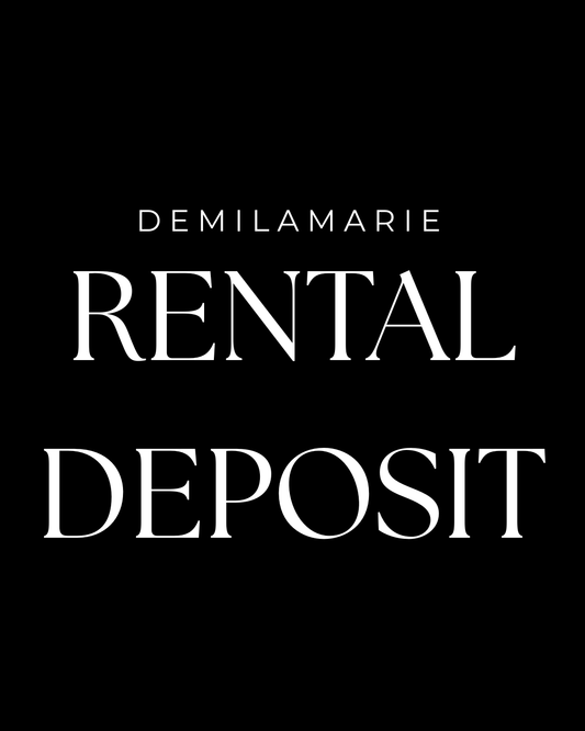 Bridal Robe Rental Deposit