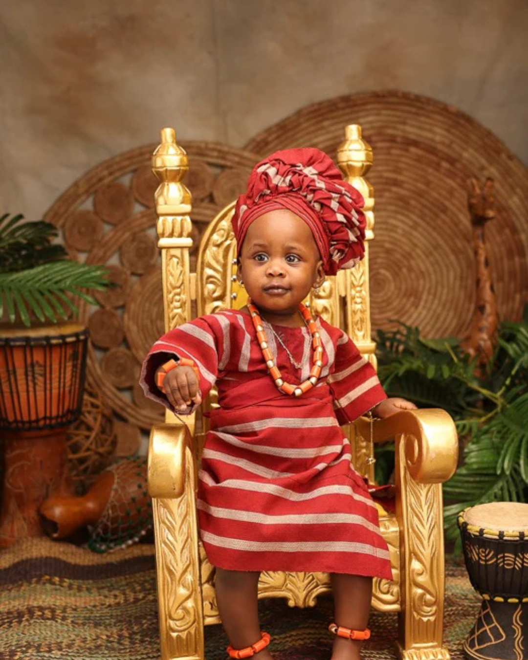 Asooke for Baby, Baby Traditional Outfit Nigeria, Yoruba Baby Clothes, Baby Agbada, Baby Iro and Buba, Nigerian Baby Clothing, African Baby Outfit, First Birthday Outfit, Baby Girl Gele Outfit, Cake Smash Outfit African Style, Traditional Baby Wear