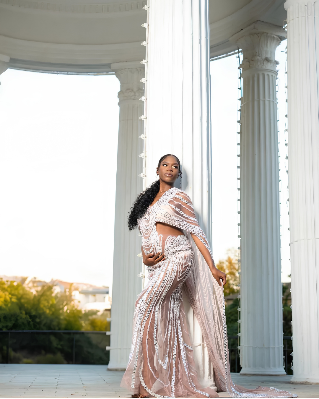 Kim Cape Maternity Dress (Ready to Ship)