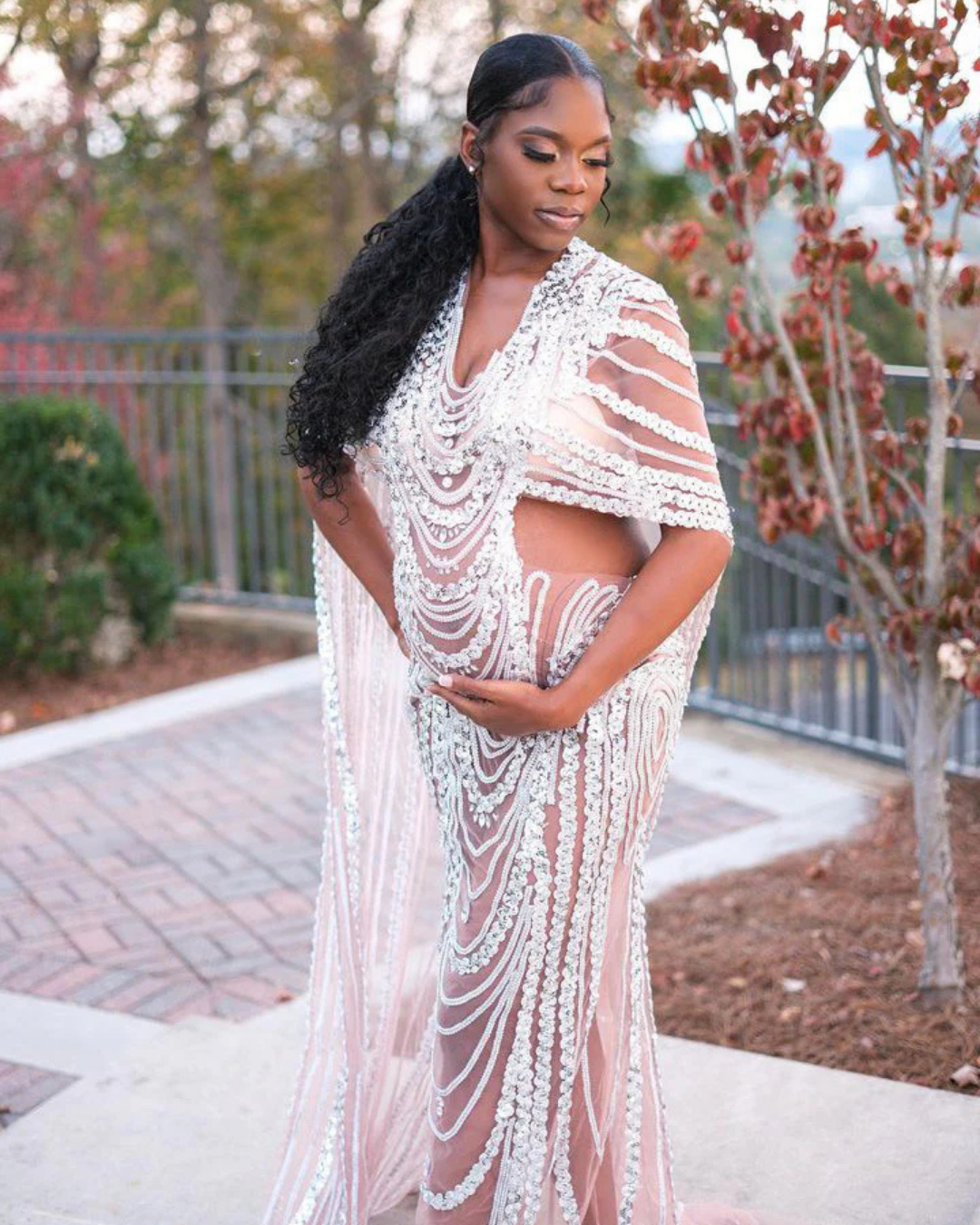 Kim Cape Maternity Dress (Ready to Ship)