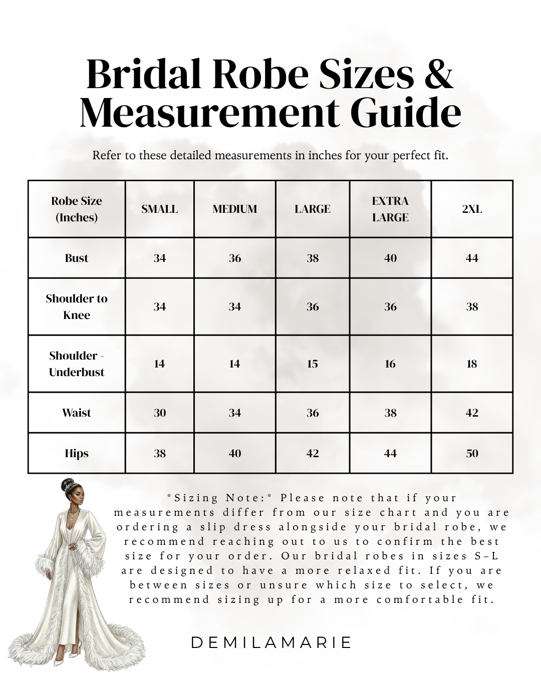 Desire Bridal Robe and Slip dress