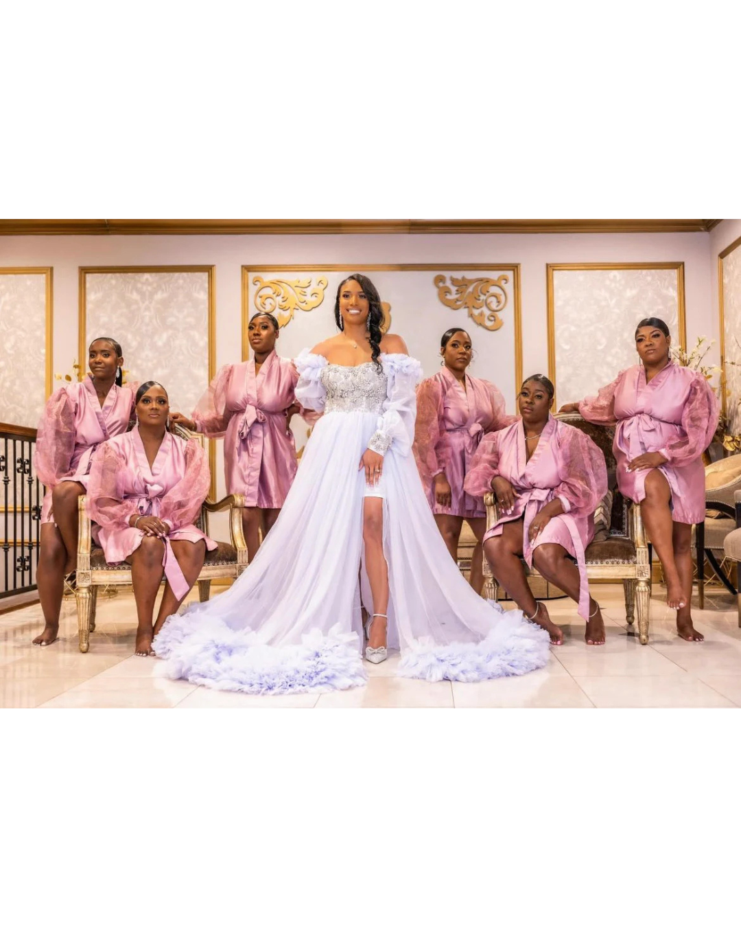 Charisse Bridal Ruffle Robe