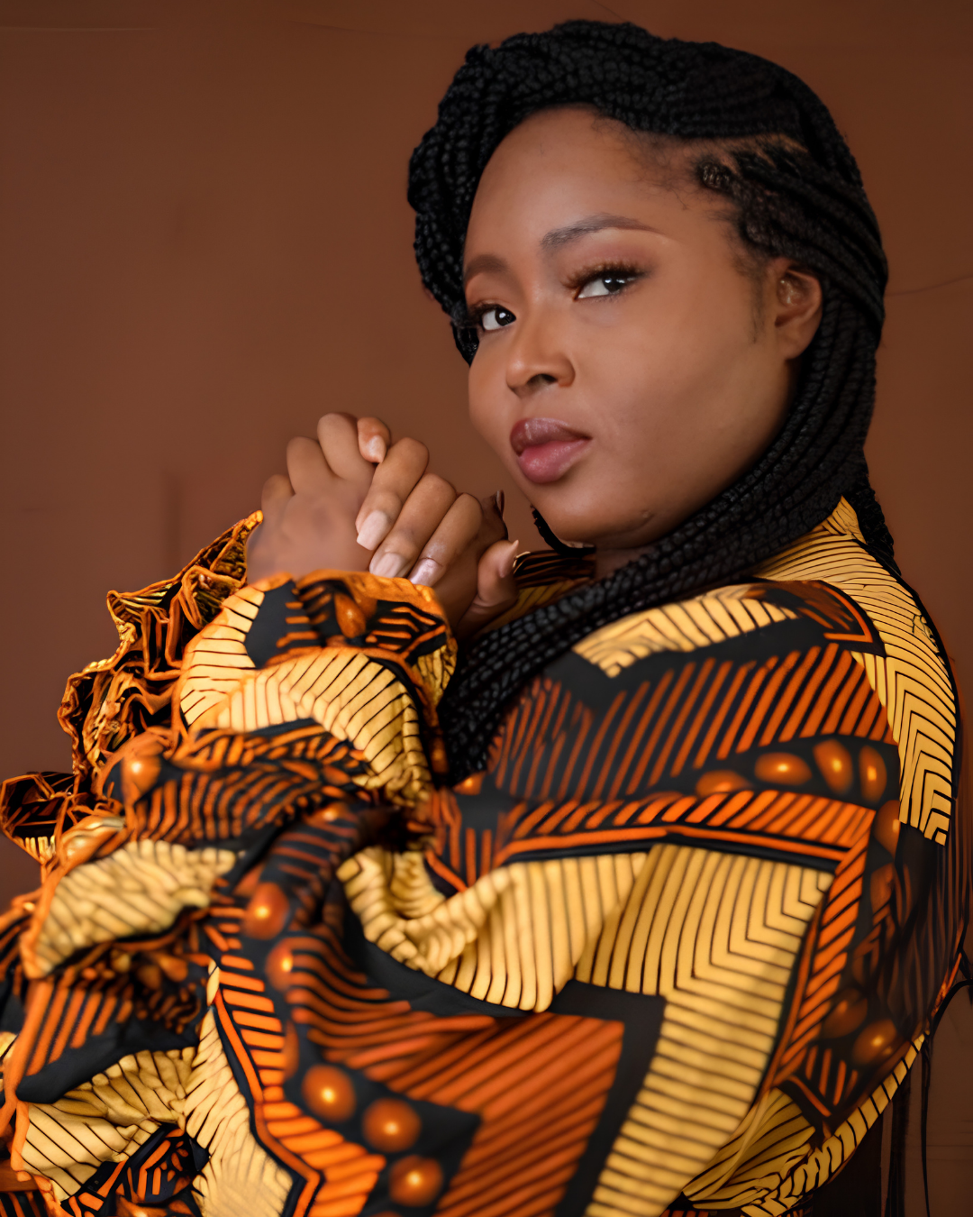 Ona African Ruffle Dress, Ankara Dress for Women, African Print Dress, African Wedding Guest Dress, Ankara Party Dress, Women’s African Clothing, Traditional African Dress, Ankara Styles for Ladies, African Print Midi Dress, African Occasion Wear