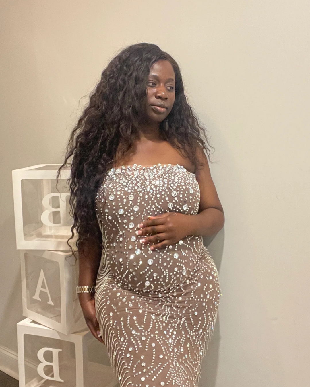 Maria Maternity Dress (S, M Ready to Ship)