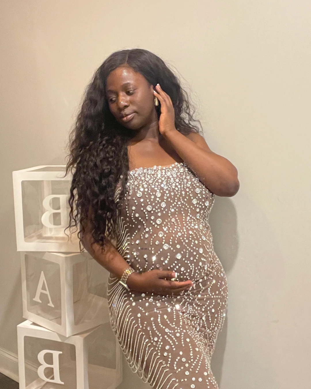 Maria Maternity Dress (S, M Ready to Ship)