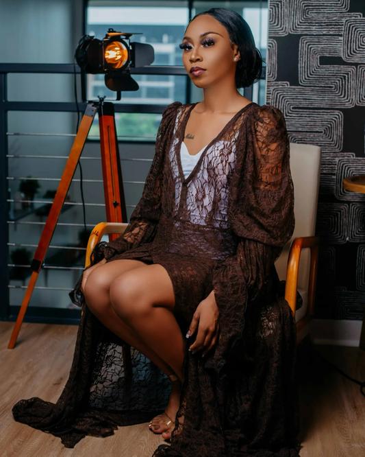 Kim Lace Robe