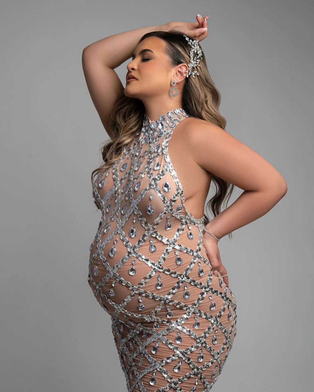 Tina Diamond Maternity Dress