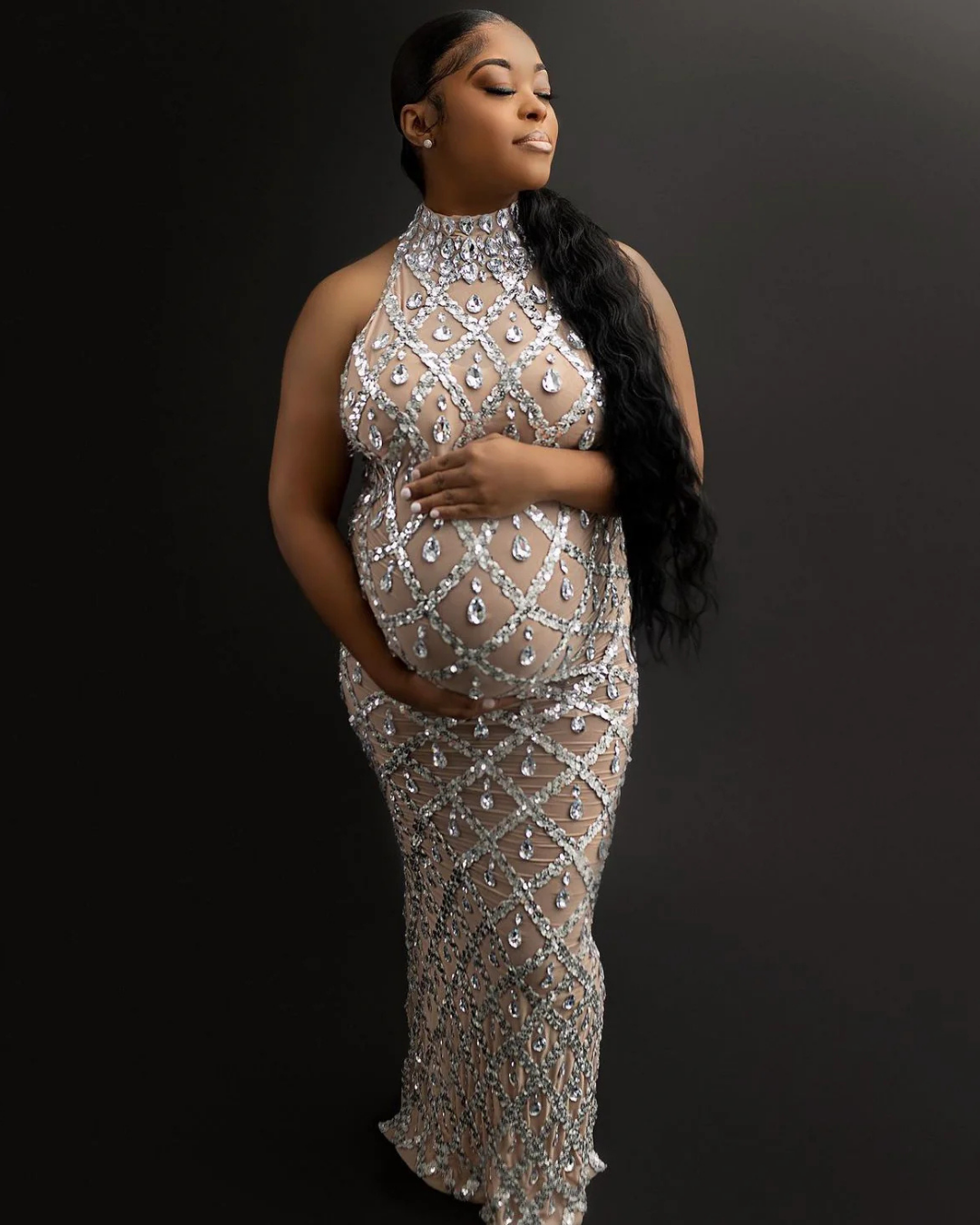 Tina Diamond Maternity Dress
