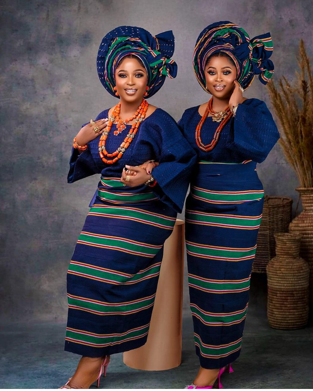 Classic Asooke Iro And Buba, Mother Of The Bride And Groom Outfits, 40th Birthday Attire, Asooke For Women, Nigerian Wedding Suit, Asooke