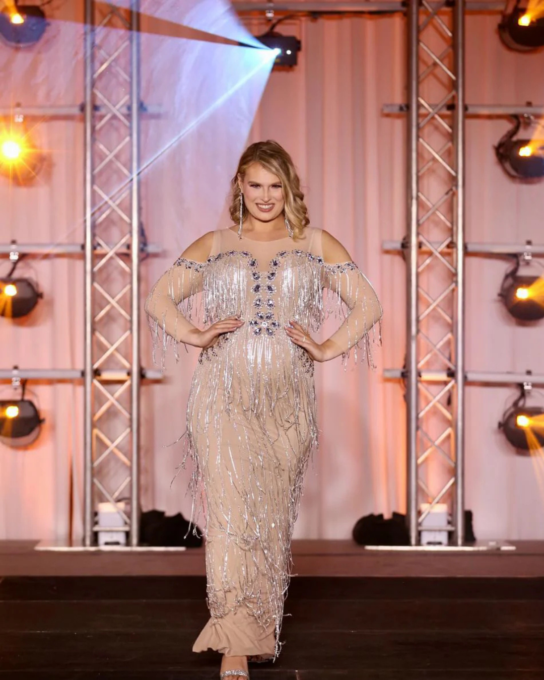 Diamond Tassel Maternity Dress