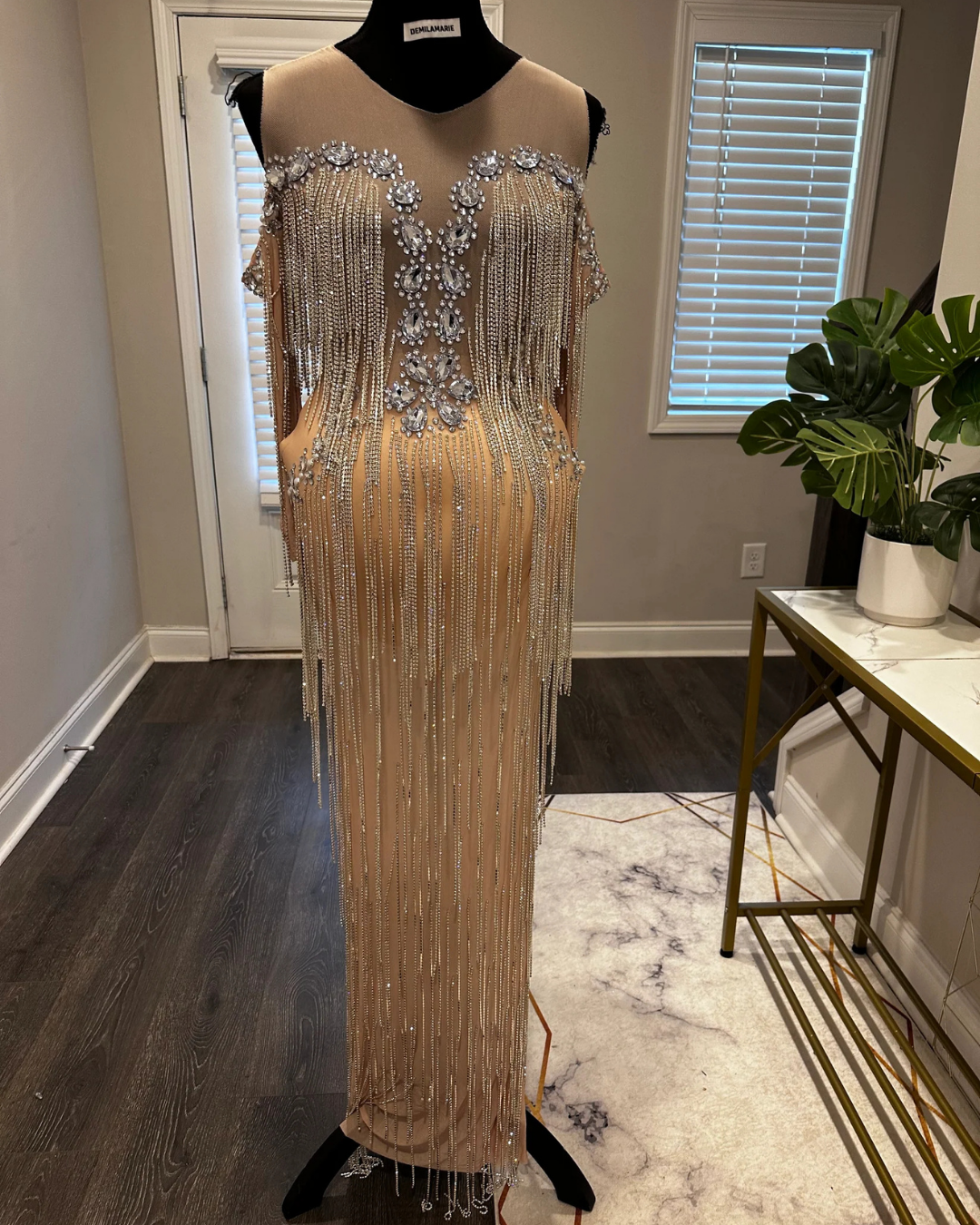 Diamond Tassel Maternity Dress