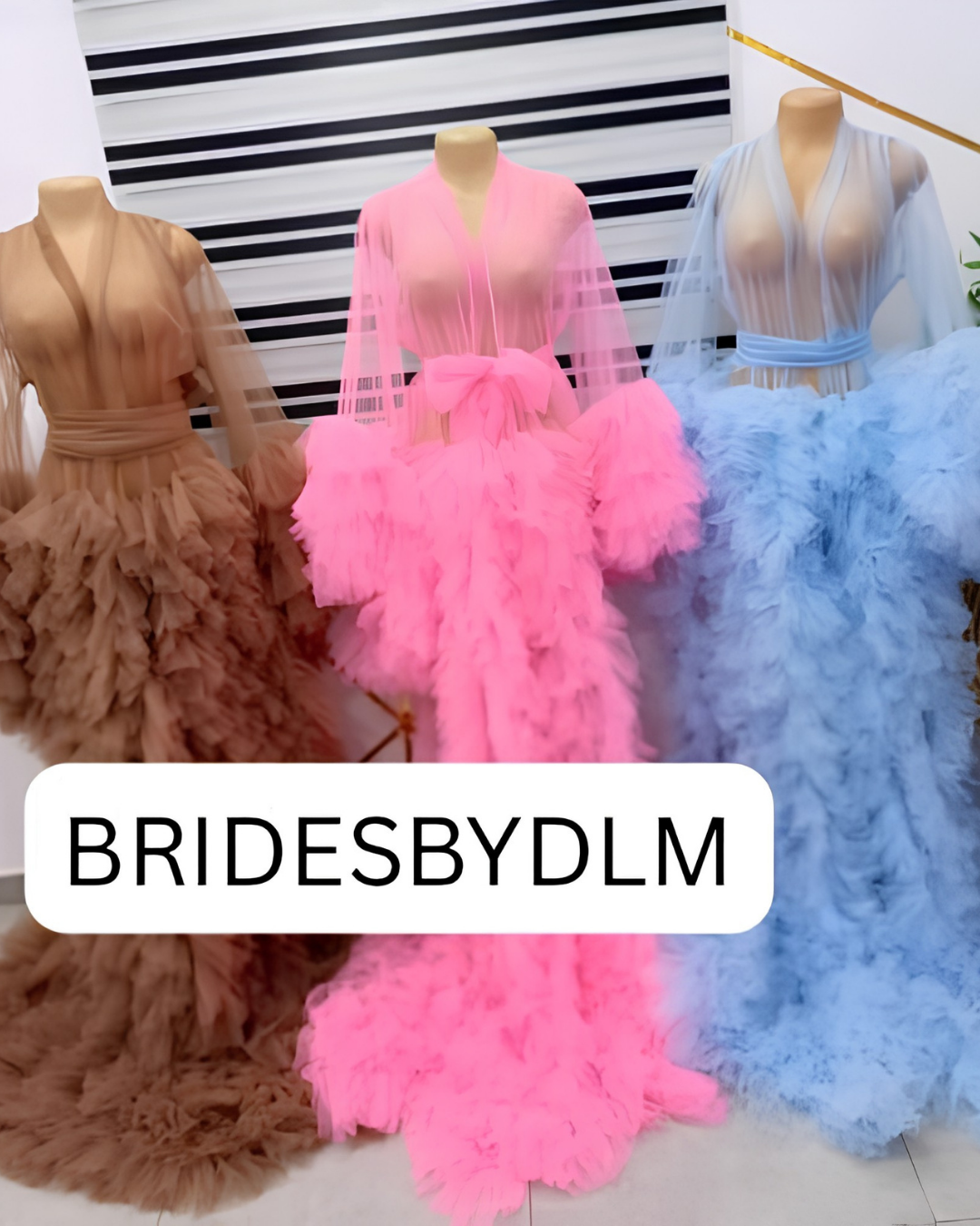 Bridal Robe, Wedding Robes for Brides, Tulle Robe, Wedding Day Robe, Gift For Bride To Be, Bridal Morning Robe