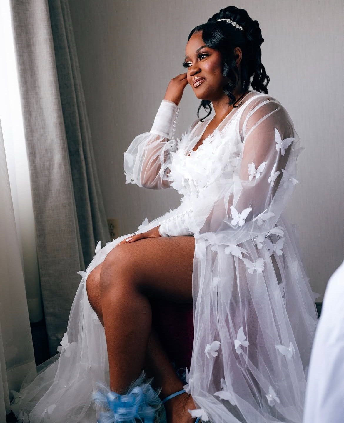 Fiona 3-D Butterfly Robe
